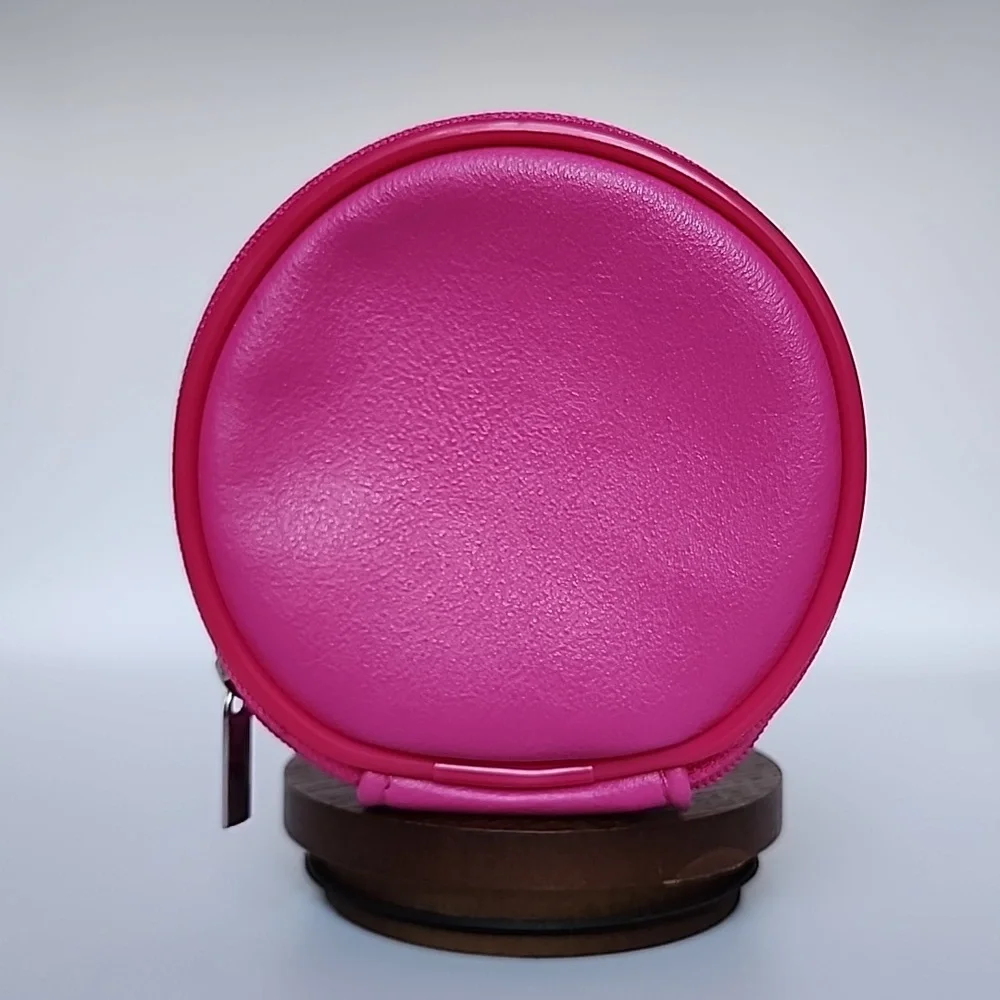 Small Pink Cosmetic Bag with Mirror
